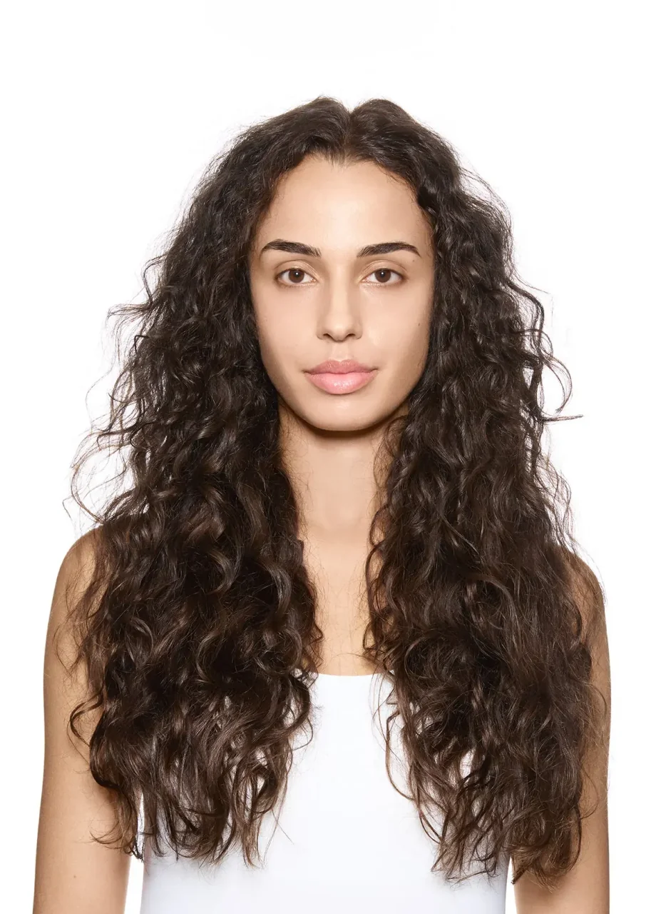 Волосы до применения Keratin Alpha Sleek