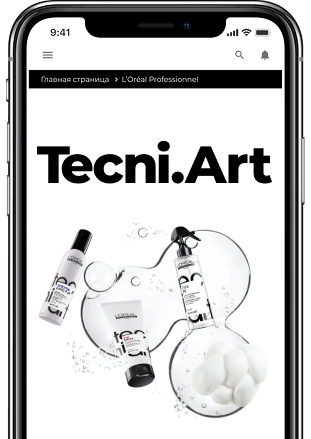 Скриншот мобильной версии сайта обучения Loreal Access